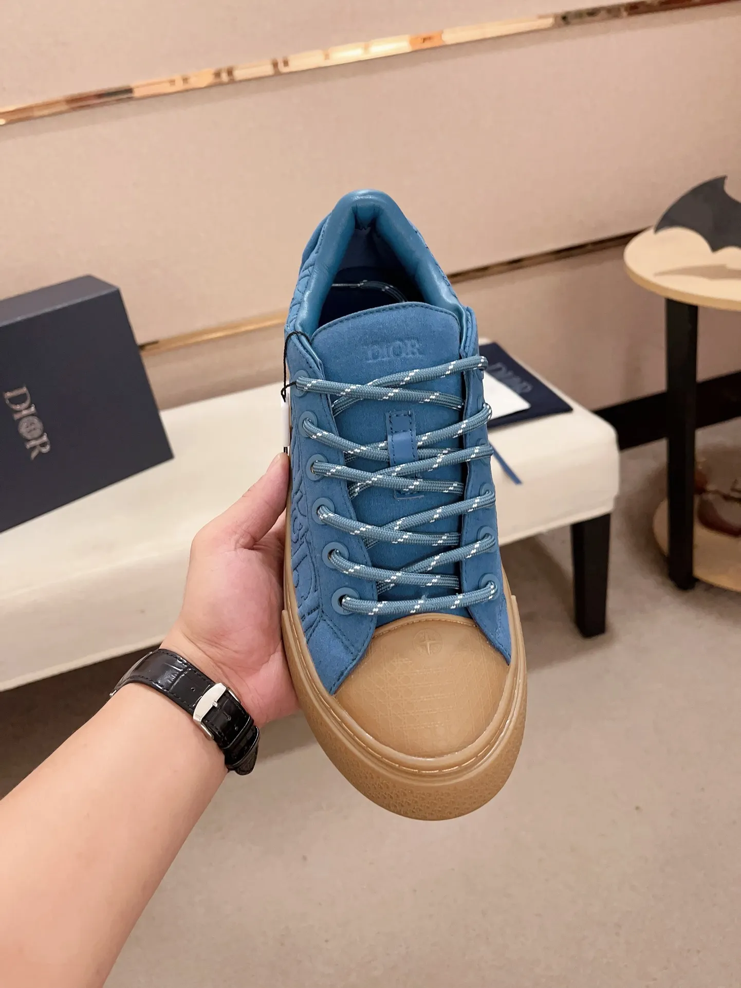 Men's shoes 💰: 680💰 [Dior·Dior] Top 🔍Couple model 💏🔍New casual sports style couple shoes, new four-season design, perfect workmanship, lace-up lazy style to create cabinet quality, upper: imported first-layer cowhide, sheepskin lining is soft and comfortable, ultra-light TPU wear-resistant outsole, simple, versatile fashion men's shoes, excellent color code number 35--44